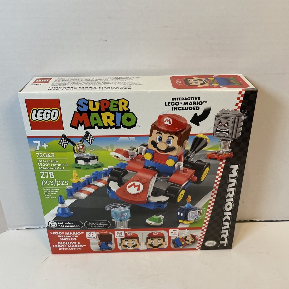 LEGO Building Set Multicolor‎ Interactive Mario & Standard Kart 72043